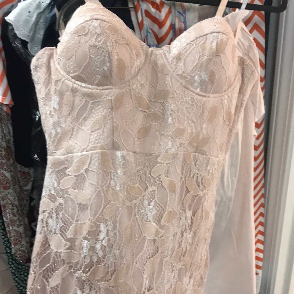 SALE *BUY2/GET1* Apricot Lane After Hours Tiered Ruffle Lace dress - Picture 3 of 5